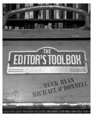 The Editor's Toolbox - Stthomas - University of St. Thomas