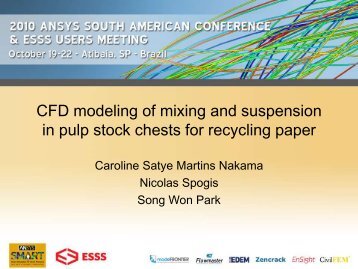 CFD modeling of mixing and suspension in pulp stock ... - ESSS
