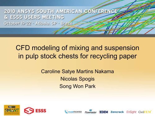 CFD modeling of mixing and suspension in pulp stock ... - ESSS