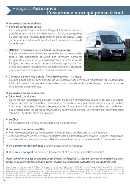 Prix & équipements - Peugeot