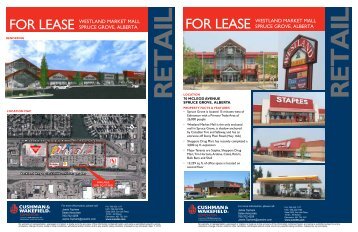 for lease westland market mall spruce grove, alberta for lease ...