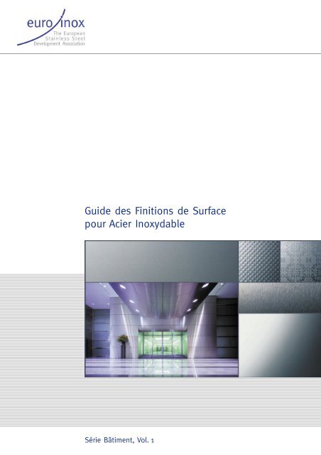 PDF: Guide des Finitions de Surface pour Acier Inoxydable - Euro Inox