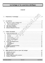 Les bardages et les couvertures métalliques - Cours de Génie Civil