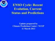 ENSO Cycle: Recent Evolution, Current Status and Predictions