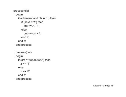 EECE 353: Digital Systems Design Lecture 10: Datapath ... - Courses