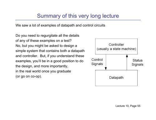 EECE 353: Digital Systems Design Lecture 10: Datapath ... - Courses