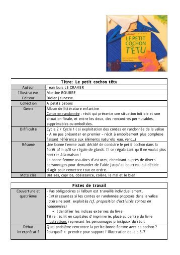 le petit cochon tetu