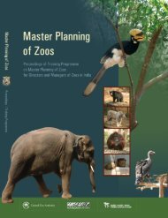 Master Planning of Zoos - Central Zoo Authority