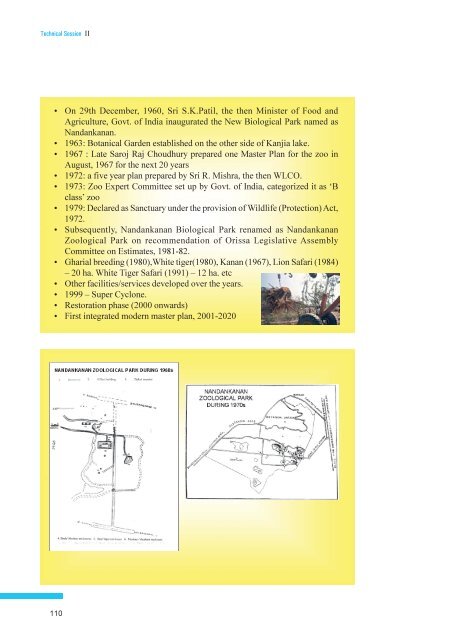 Master Planning of Zoos - Central Zoo Authority