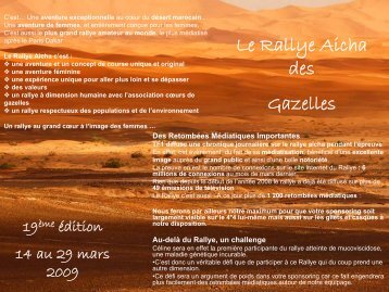 Diapositive 1 - Le Défi des Gazelles - Unblog