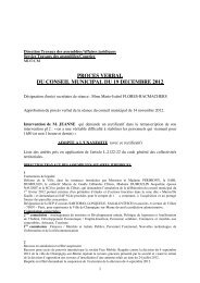 PV du 19 décembre 2012 - Mairie de Champigny sur Marne