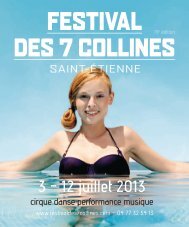 Téléchargez le programme de Festival des 7 Collines