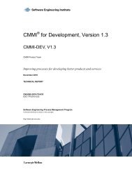 CMMI® for Development, Version 1.3 CMMI-DEV, V1.3