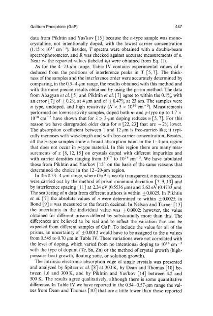 Gallium Arsenide (GaAs) - Courses