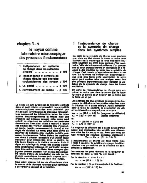 VOL.1 PHYSIQUE NUCLEAIRE - IAEA