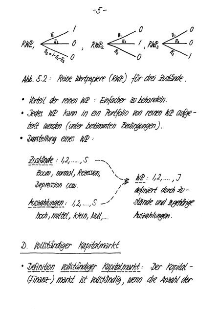 Finanzmarktanalyse I