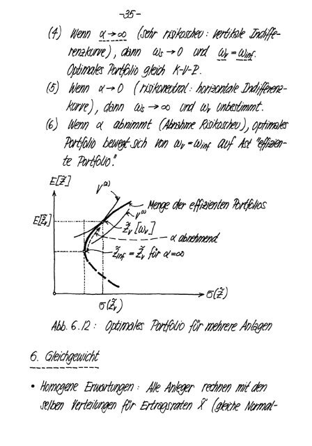 Finanzmarktanalyse I