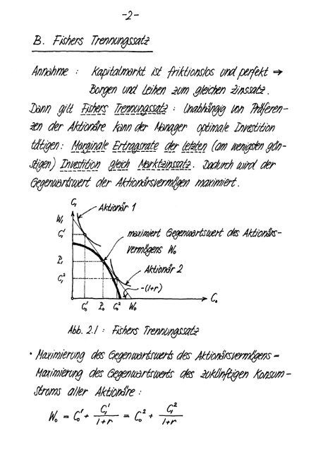 Finanzmarktanalyse I