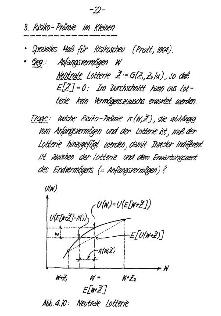 Finanzmarktanalyse I