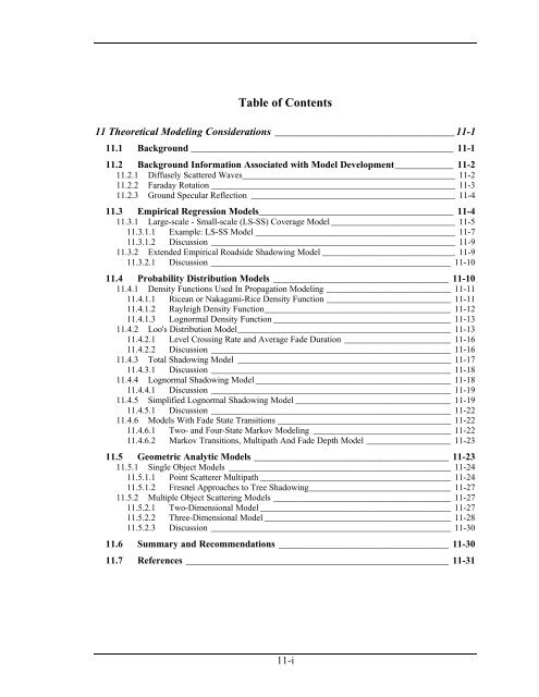 Handbook of Propagation Effects for Vehicular and ... - Courses