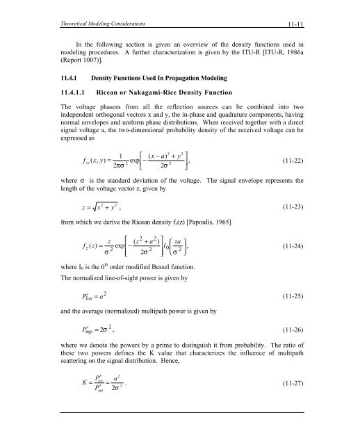 Handbook of Propagation Effects for Vehicular and ... - Courses