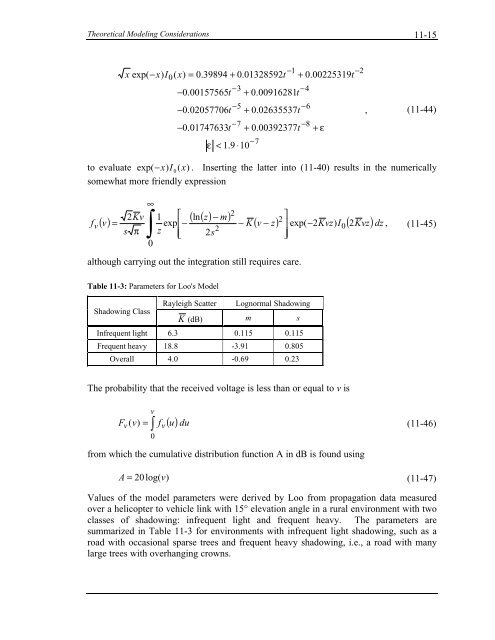 Handbook of Propagation Effects for Vehicular and ... - Courses