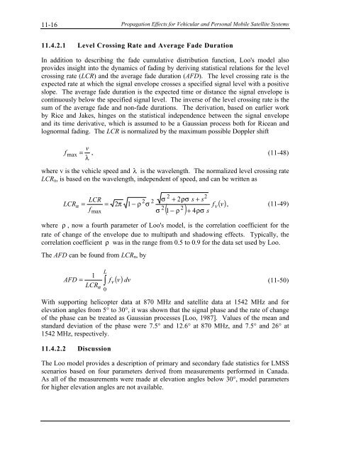 Handbook of Propagation Effects for Vehicular and ... - Courses