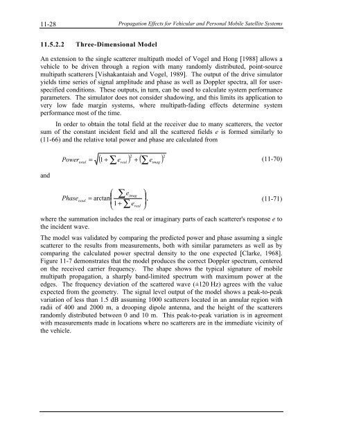 Handbook of Propagation Effects for Vehicular and ... - Courses