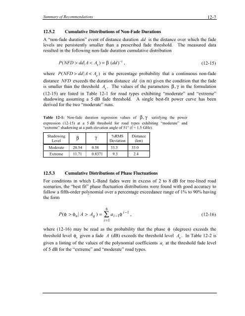 Handbook of Propagation Effects for Vehicular and ... - Courses