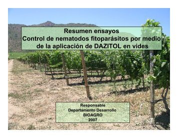 resumen ensayos de dazitol - Biorend