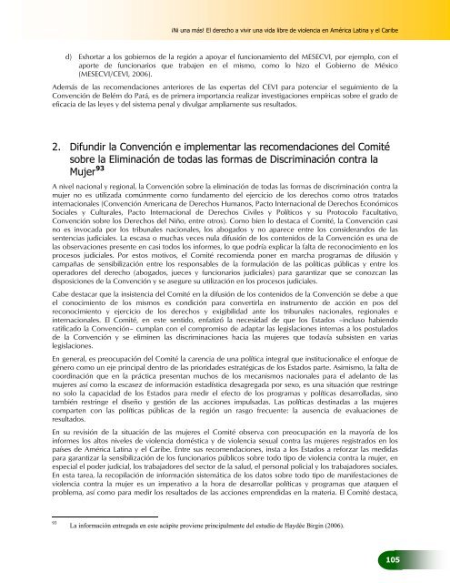 El derecho a vivir una vida libre de violencia en América ... - Cepal