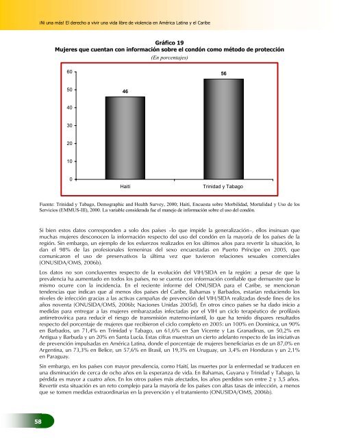 El derecho a vivir una vida libre de violencia en América ... - Cepal