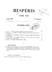 HESPÉRIS - Bibliothèque Numérique Marocaine
