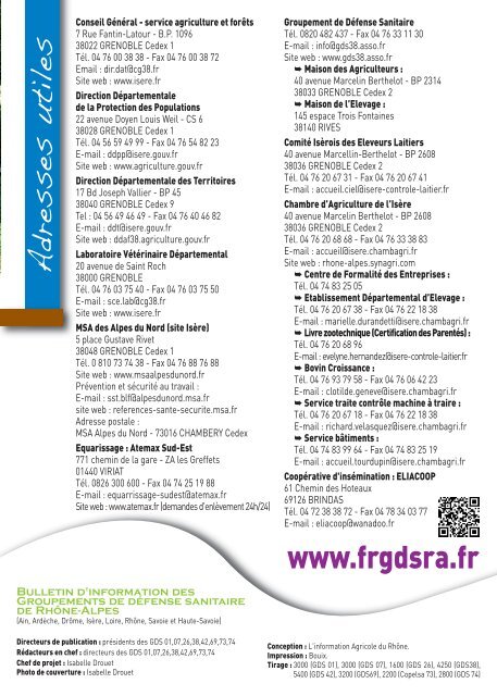 GDS INFO REGION 38_GDS INFO REGION 01 - GDS Rhône-Alpes