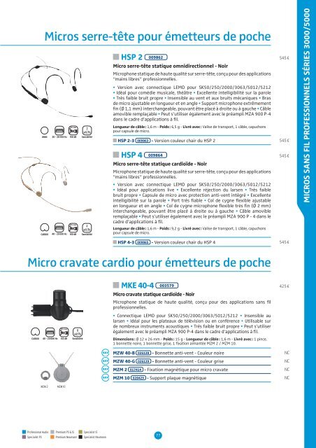 Catalogue 2013 - Sennheiser