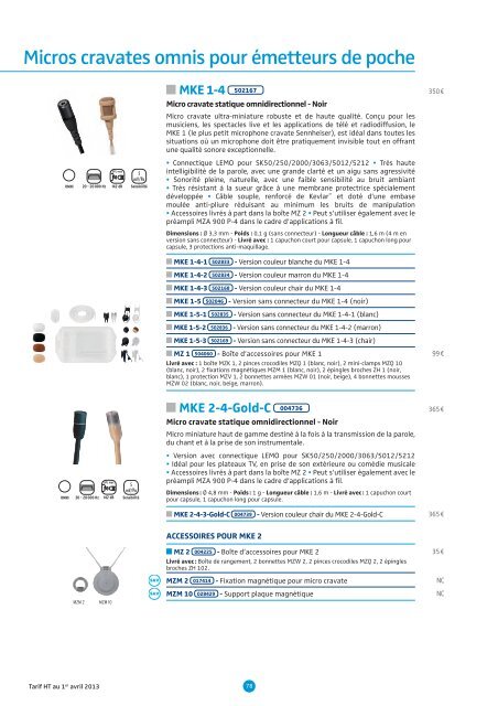 Catalogue 2013 - Sennheiser