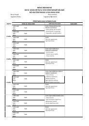 Öğretmen adayı dönem planı formu - İnönü Üniversitesi