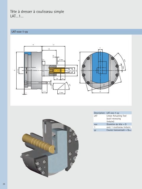 Compétence MAPAL – Outils recessing et têtes à dresser