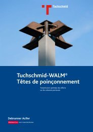 Tuchschmid-WALM® Têtes de poinçonnement - Debrunner Acifer