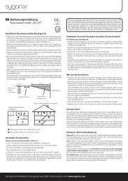 D Bedienungsanleitung Rauchwarnmelder „R01-SY“ - Voelkner