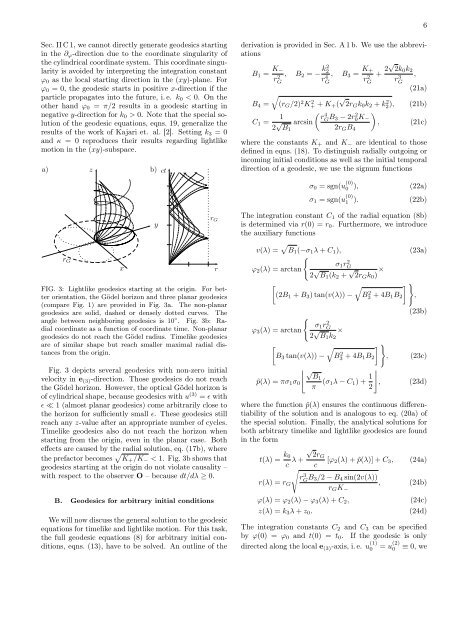 The Gödel universe - Institut für Theoretische Physik der Universität ...