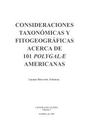 consideraciones taxonómicas y fitogeográficas acerca de 101 ...