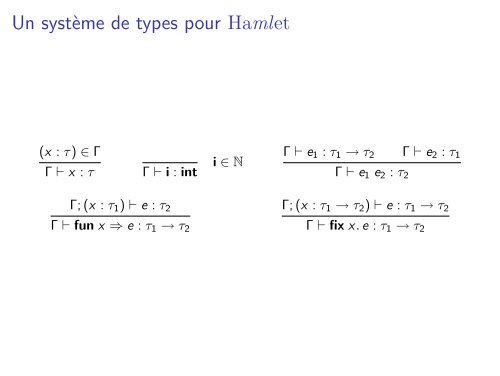 Les transparents du cours - PPS