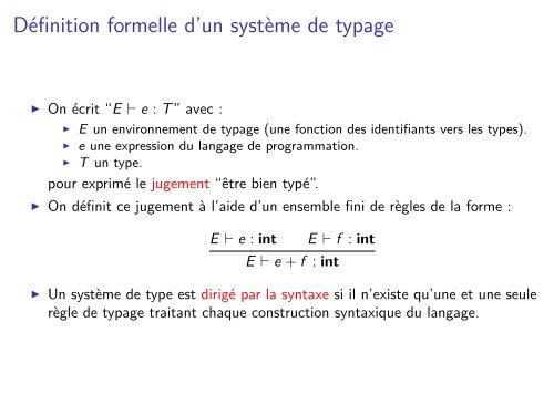 Les transparents du cours - PPS