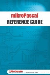 mikroPascal Reference Guide - MikroElektronika