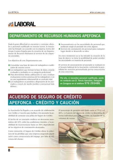 Revista La Jetica 24. - Apefonca.org