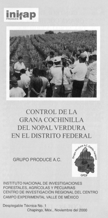 CONTROL DE LA GRANA COCHINILLA DEL NOPAL VERDURA ...
