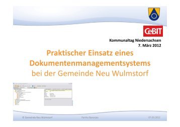 Vortrag Dokumentenmanagementsystem