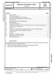 Reference Point System - RPS - VW 010 55