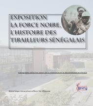 Exposition La force noire, l'histoire des tirailleurs sénégalais